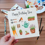 Illustrated Gardening Birthday Card, thumbnail 2 of 5