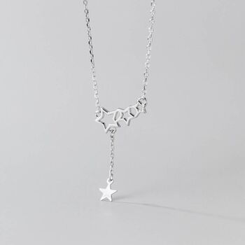 Good Friends Are Like Stars Sterling Silver Necklace, 2 of 5