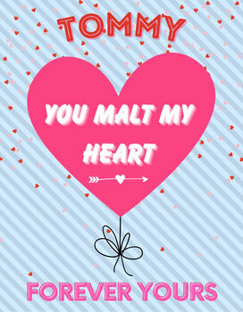 Personalised Valentines Real Ale Gift, 2 of 11