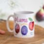 Plums Ceramic Mug, thumbnail 5 of 12