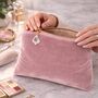 30th Birthday Gift For Her A Fabulous Velvet Feel Birthday Make Up Bag, thumbnail 11 of 12