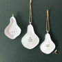 East Of India Porcelain Hanging Pear You Are Pearfect, thumbnail 2 of 2