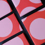 Red And Pink Maxi Polka Dot Wrapping Paper, thumbnail 1 of 6