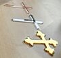 Acrylic Cross Cake Charm, thumbnail 1 of 5
