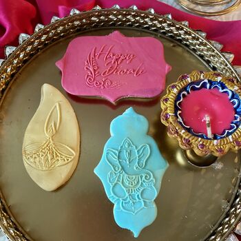 Happy Diwali Trio Of Cookies, 7 of 12