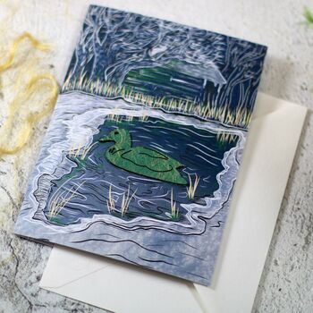 Plantable Duck Seed Paper Card, 2 of 5