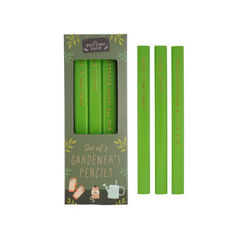 Set Of Three Pencils • 'Gardener's Pencils' • Gift Box • Stationary • Dapper Chap • Gift For Her, 5 of 5
