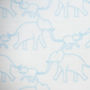 Elephant Print Fitted Cot Sheet, thumbnail 2 of 3