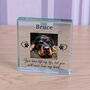 '… Never Leave My Heart' Pet Memory Photo Glass Token, thumbnail 1 of 2