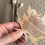 Scottish Thistle Floral Wooden Decoration Keepsake, thumbnail 2 of 3