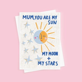 Sun, Moon And Stars Mother's Day Card, 3 of 4