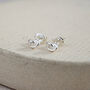 Sterling Silver Small Love Knot Studs, thumbnail 1 of 4