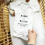 Our First Father's Day 2024 Personalised Baby Grow, thumbnail 1 of 12