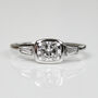 Cushion Cut Lab Grown Diamond Engagement Ring, thumbnail 1 of 3