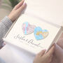 Personalised Map Hearts Wedding Anniversary Card, thumbnail 4 of 7