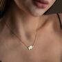 Personalised Initial Elephant Necklace, thumbnail 2 of 9