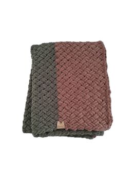 Snagl Baby Blanket In Khaki And Milky Brown, 8 of 12