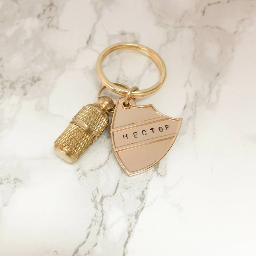 Personalised Prefect Badge Dog Collar Charm By The Distinguished Dog Company