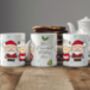 Personalised Whimsical Mr And Mrs Santa Claus Christmas Gift Mug, thumbnail 2 of 2