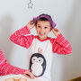 Personalised Nordic Penguin Family Christmas Pyjamas, thumbnail 2 of 12
