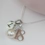 Personalised Birthday And Freshwater Pearl Necklace, thumbnail 1 of 8