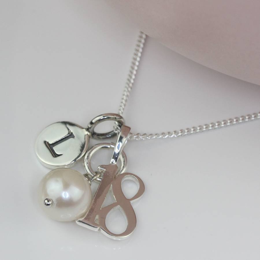 Personalised Birthday And Freshwater Pearl Necklace, 1 of 8