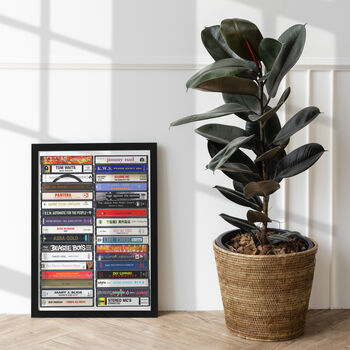 34th Birthday Gift Music From 1992 Personalised Print, 7 of 9