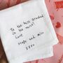 Personalised Handkerchief With Handwritten Message For Grandad, thumbnail 2 of 8