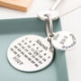 Anniversary Gift Special Day Calendar Round Keyring, thumbnail 2 of 10