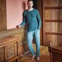 Men's Pine Forest' Bamboo Pyjama Set, thumbnail 1 of 5