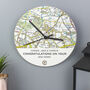 Personalised New Home Map Clock, thumbnail 1 of 2