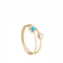 Birthstone Ring In 18ct Gold Vermeil, thumbnail 4 of 6