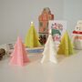 Pastel Holiday Christmas Tree Soy Candle, thumbnail 1 of 2