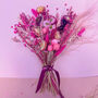 Bright Pink Dried Flower Arrangement, thumbnail 1 of 5