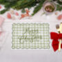 Christmas Placemats With Green Gingham Design, thumbnail 3 of 3