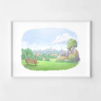 Hampstead Heath London Signed Fine Art Print, 3 of 5