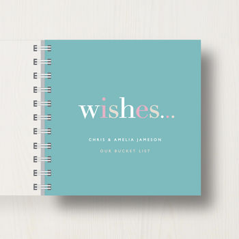 Personalised 'Wishes' Small Notebook, 9 of 11
