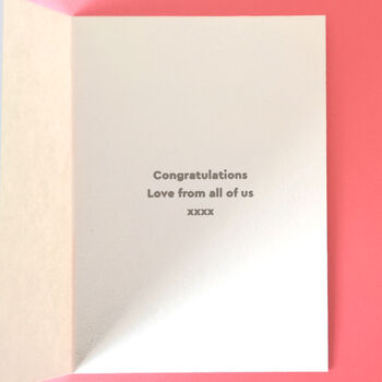 New Baby Girl Origami Heart Card, 6 of 12