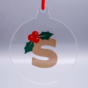 Personalised Christmas Tree Disc Bauble, Various Styles, 8 of 10