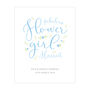 Personalised Flower Girl Thank You Gift Print, thumbnail 2 of 5