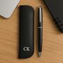 Personalised Vegan Leather Pen Pouch With Pen, thumbnail 2 of 3