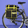 Neon Rolltop Backpack Pannier Black, thumbnail 5 of 8