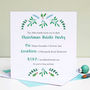 Personalised Christmas Party Invitations, thumbnail 1 of 6