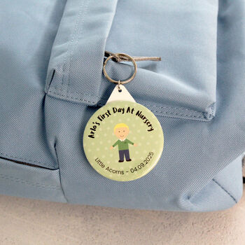 First Day At Pre School Or Nursery Badge Or Keyring, 7 of 7