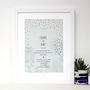 Personalised With Gold 50th Wedding Anniversary Gift, thumbnail 2 of 7
