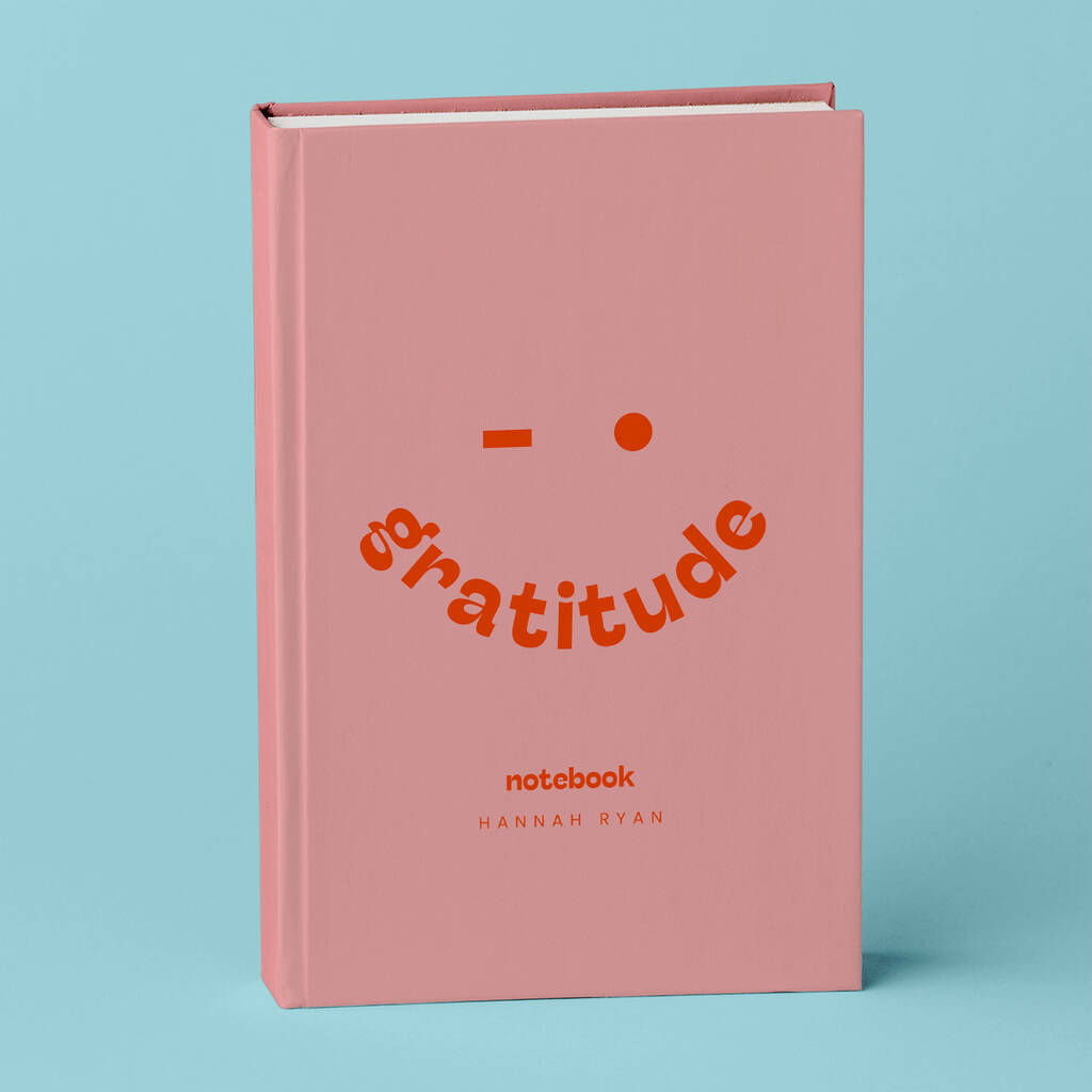 Hardback Notebook Personalised Name Gratitude Design, 1 of 5