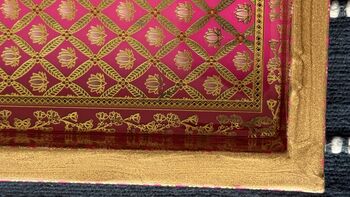 Square Wood Decorative Tray Bedside Trinket Dish, 10 of 12