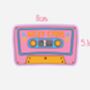 Miley Cyrus Inspired Cassette Tape Sticker, thumbnail 2 of 2