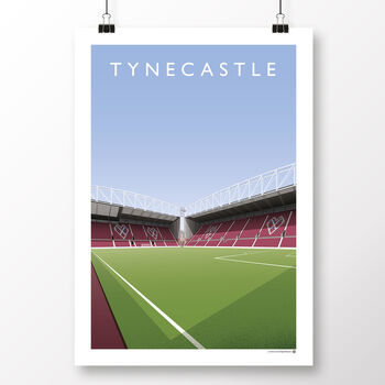 Hearts Tynecastle Gorgie/Wheatfield Poster, 2 of 8