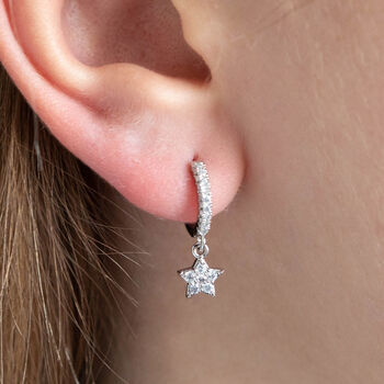 Celestial Huggie Hoop Christmas Bauble, 2 of 3